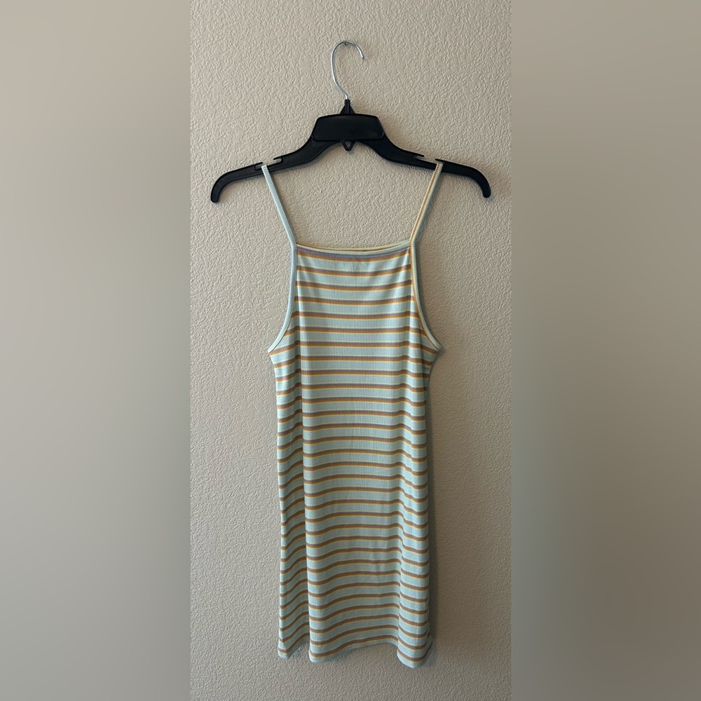 Freshman 1996 Striped Tank Top Dress Size Large NWOT